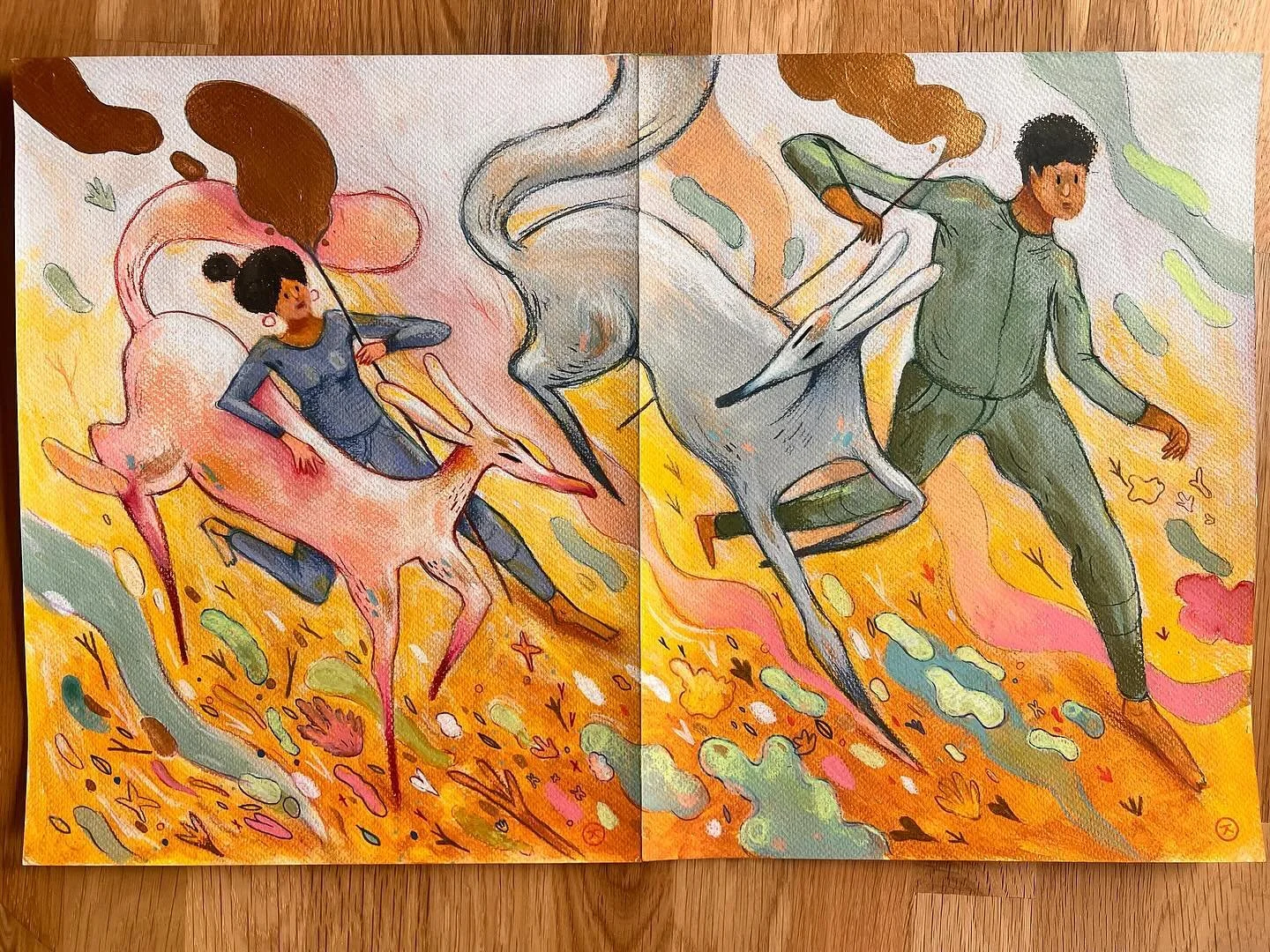 Untitled. Mixed media on paper