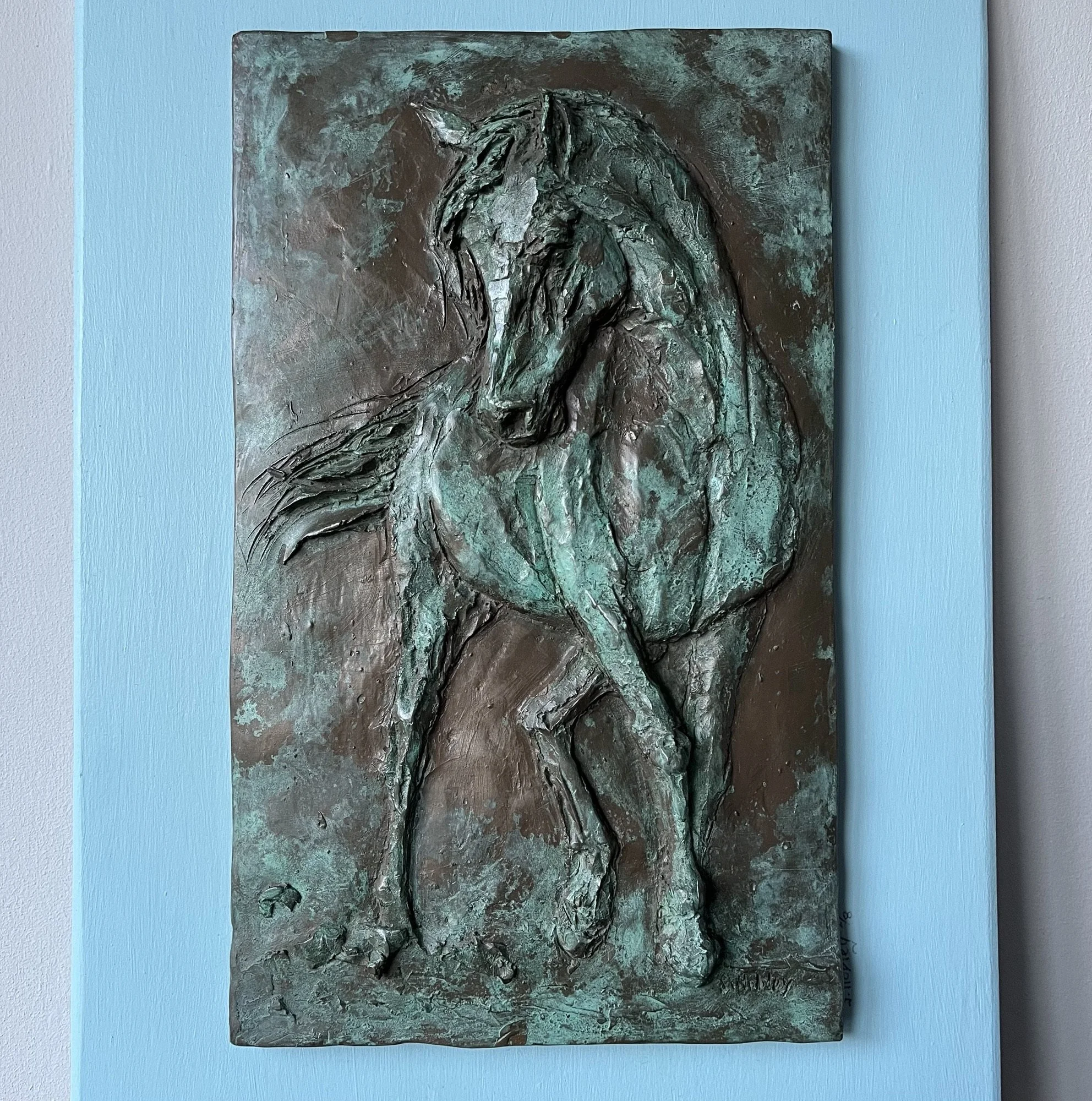 Arab - bronze resin - 42 cms high