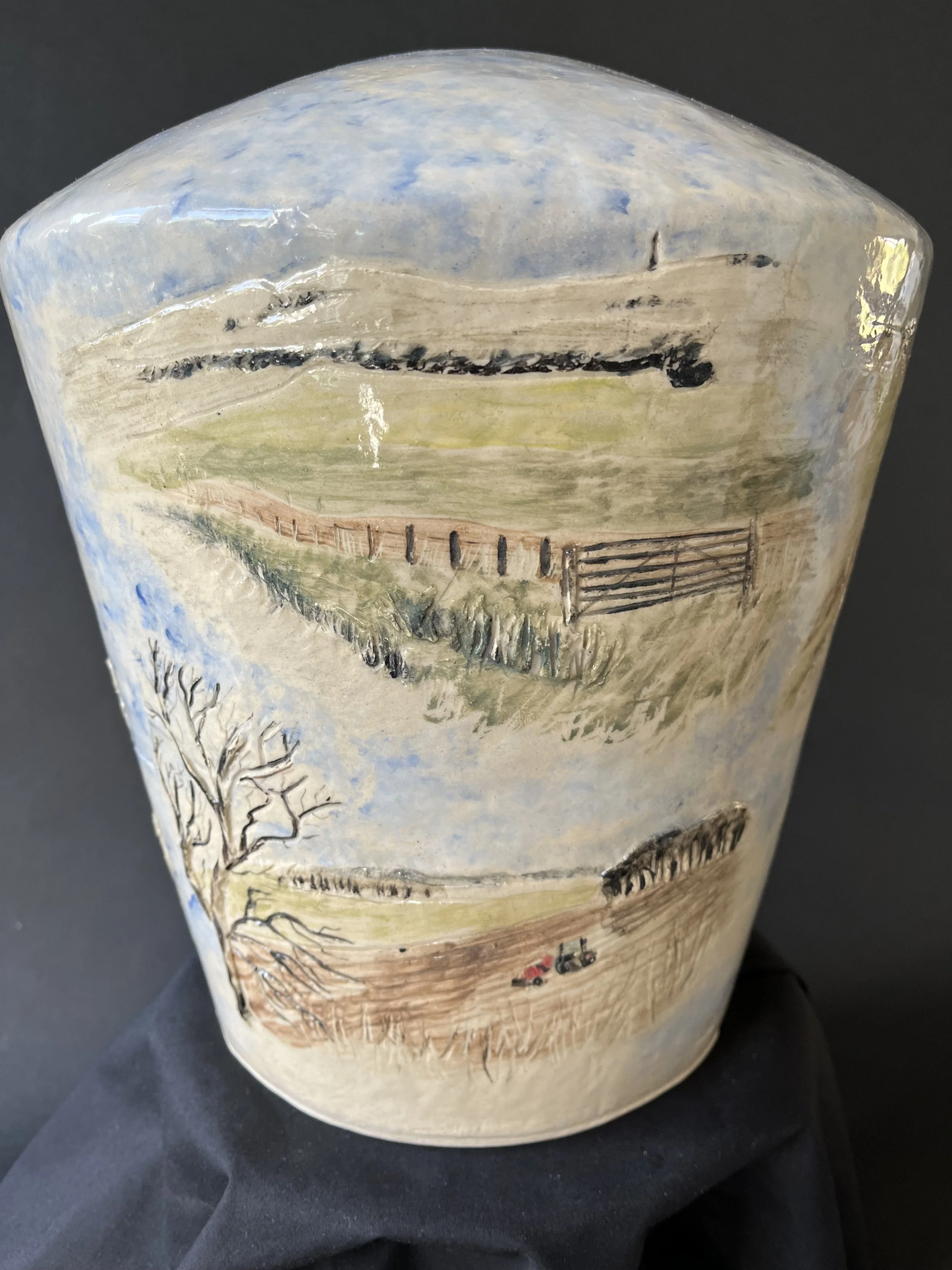 From Green Street up to the Ridgeway 2025 - ceramic - 35cms highramic