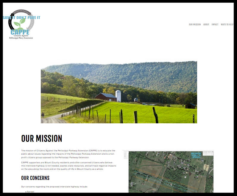 Click here for Citizens Against the Pellissippi Parkway Extension