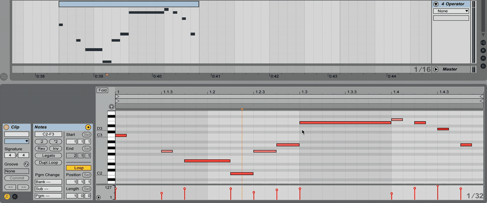 Ableton ноты. Ableton live пиано ролл. пиано ролл в ableton live 11. ableton live piano roll. ноты в аблетоне.