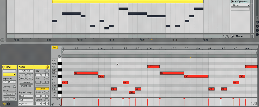 piano roll variation in ableton live — pATCHES