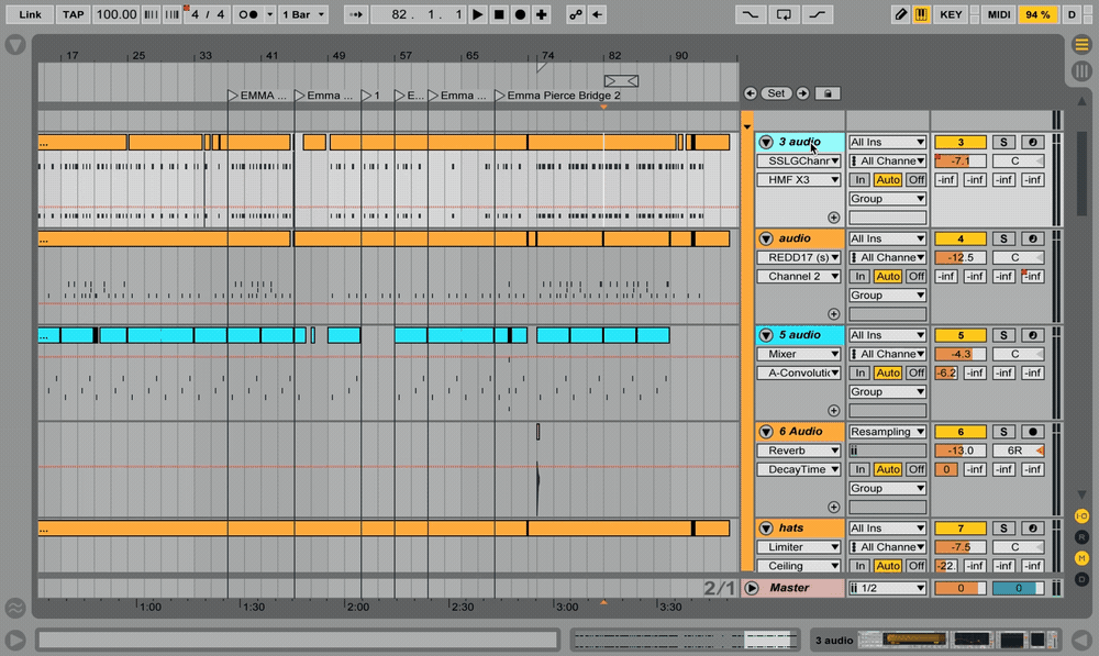 organize & rename ableton live