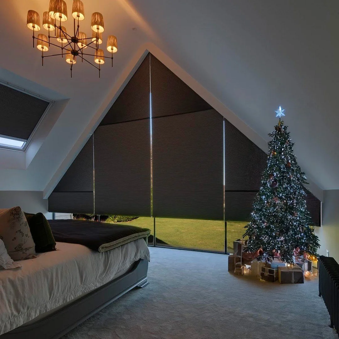 POV: Your blinds are in sync with your Christmas lights turning on ✨🎄

Discover our bespoke, automated options on our website #linkinbio

#AutomatedBlinds #GrandDesignBlinds #ChristmasStyling