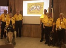 CRM Volunteers and Therapy Dogs