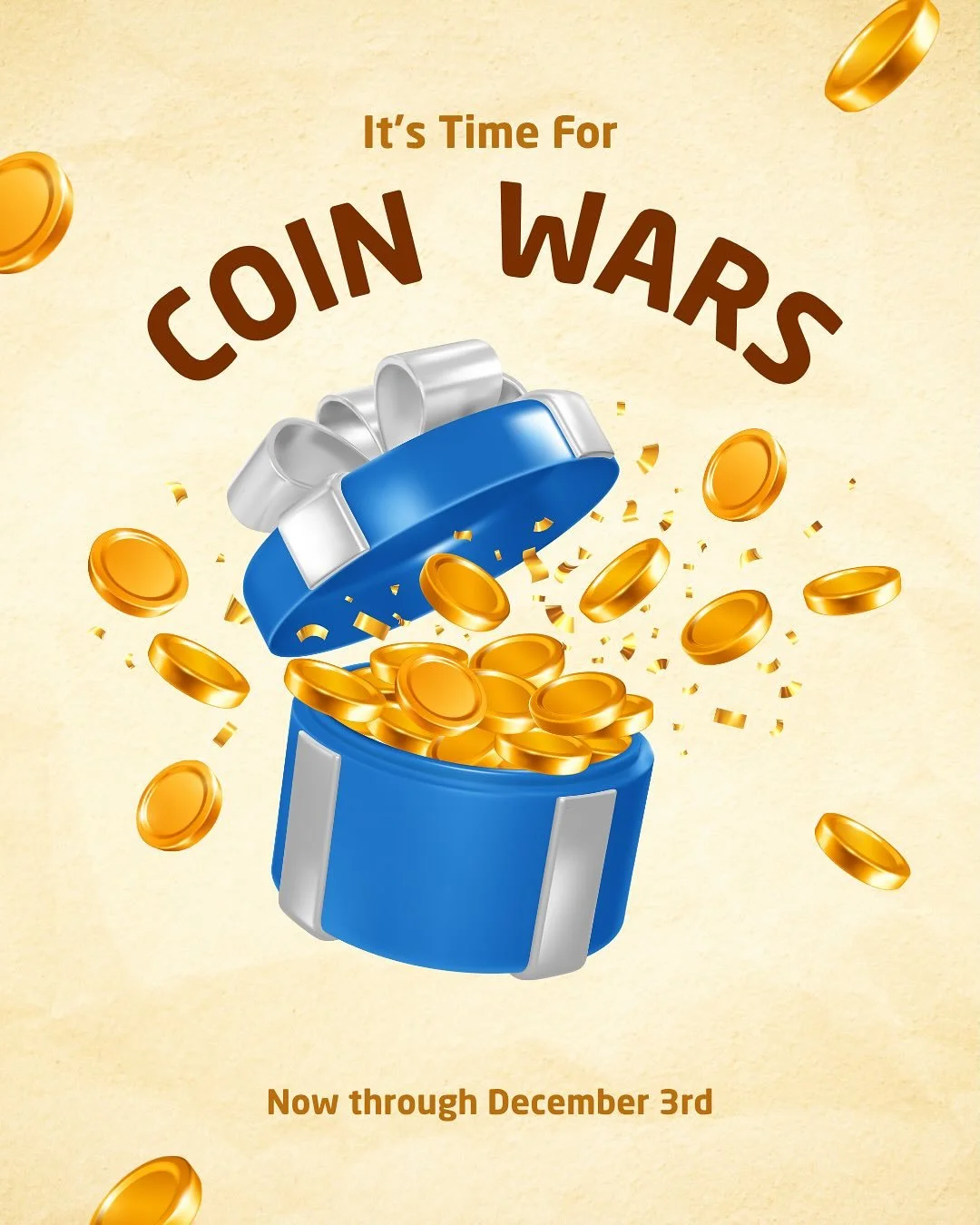 Hey Band! The OSUMB coin wars is happening now! Participate by dropping coins in your section&rsquo;s bag or putting bills in other section&rsquo;s bags! Bags are open before and after rehearsals as well as during breaks at each rehearsal until Decem