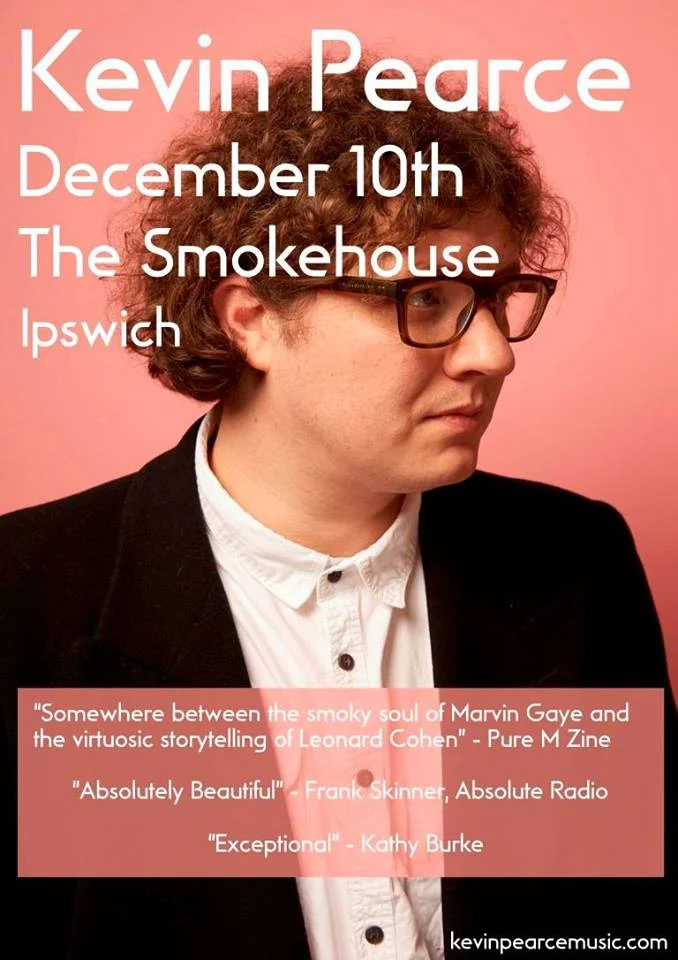 A veteran of Latitude and Wilderness Festivals as well as tours with Ian Mculloch (Echo and the Bunnymen) & Turin Brakes, Essex-based Kevin Pearce has been quietly chipping away at his career and now has a fine new album to unleash and share with the world, and 'So On' is due in December 2017.Dreamy, open soundscapes are topped off with a keening, really quite beautiful voice, accompanied live by a fluent and fluid acoustic guitar style. http://www.kevinpearcemusic.com/