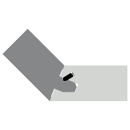 Miter joint (any angle)