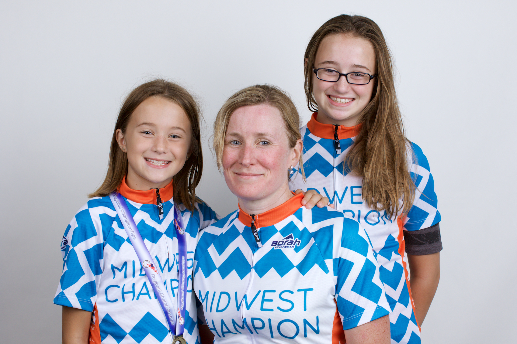 Aubrey Hosey (9-10), Kristen Hosey (40-44), Ellie Hosey (11-12)