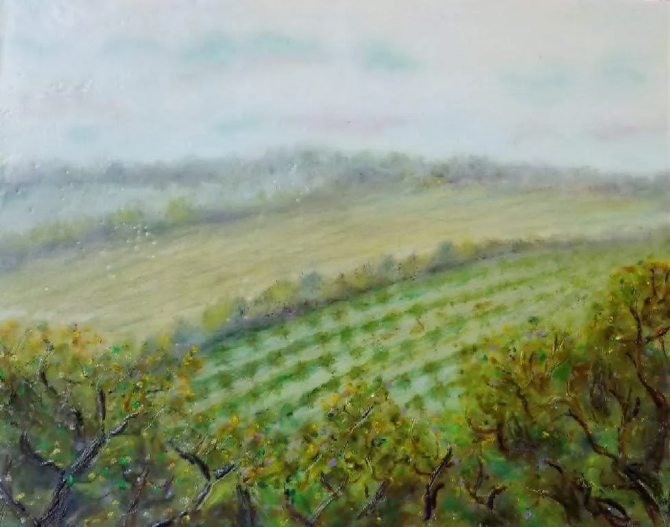 Fields Below the Abbey, France