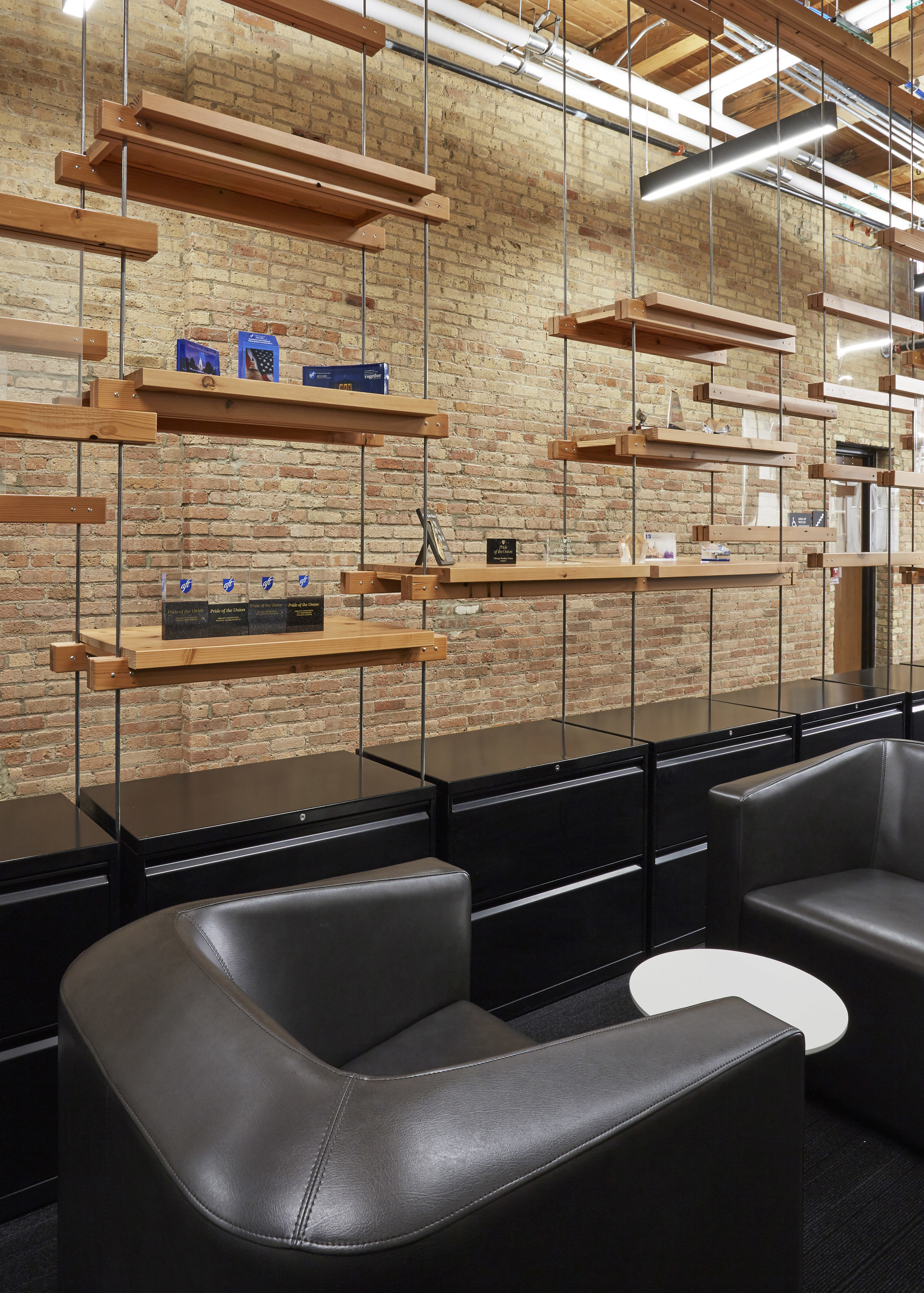 CTU 3rd Floor | Salvaged Timber Shelving