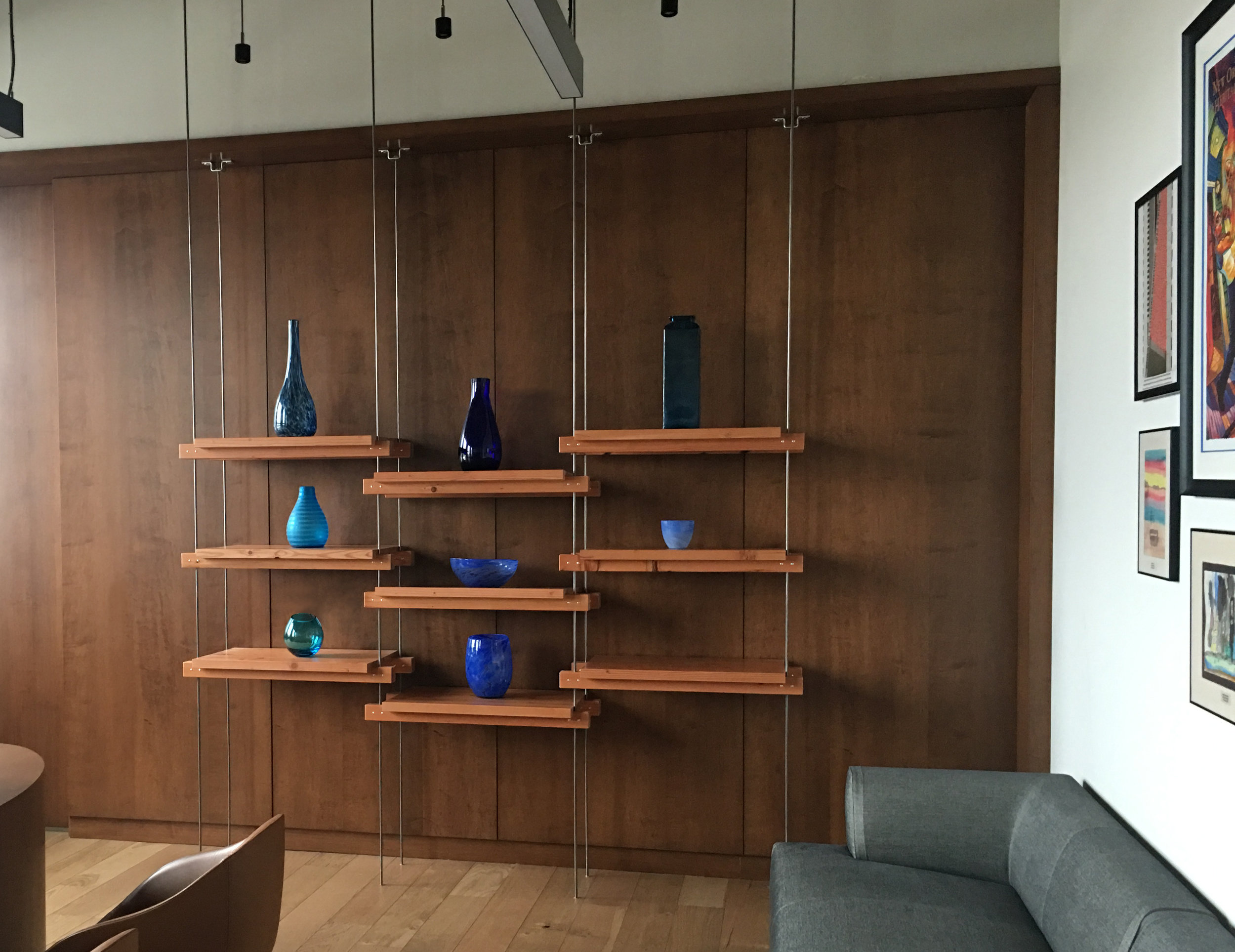 CTU 3rd Floor | Salvaged Timber Shelving