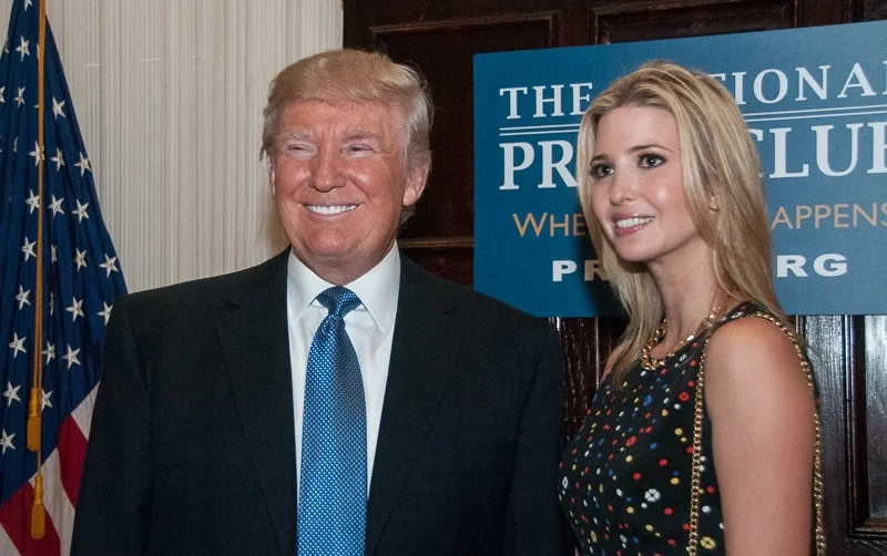President Donald Trump and Ivanka Trump