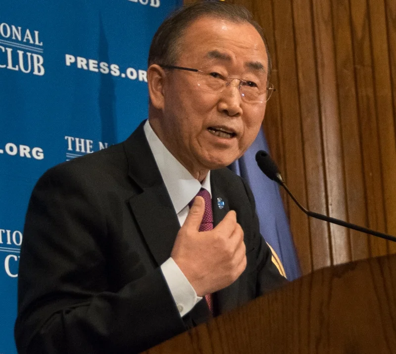 UN Secretary General Ban Ki Moon