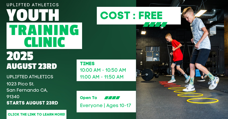 Youth Training Clinic: AUGUST 23rd