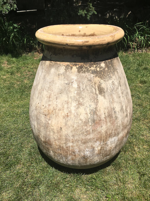 Very Large Round French Carved Stone Pot/Planter/Fountain — The Elemental  Garden