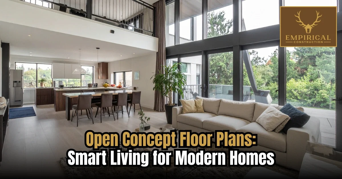 Open Concept Floor Plans: Smart Living for Modern Homes