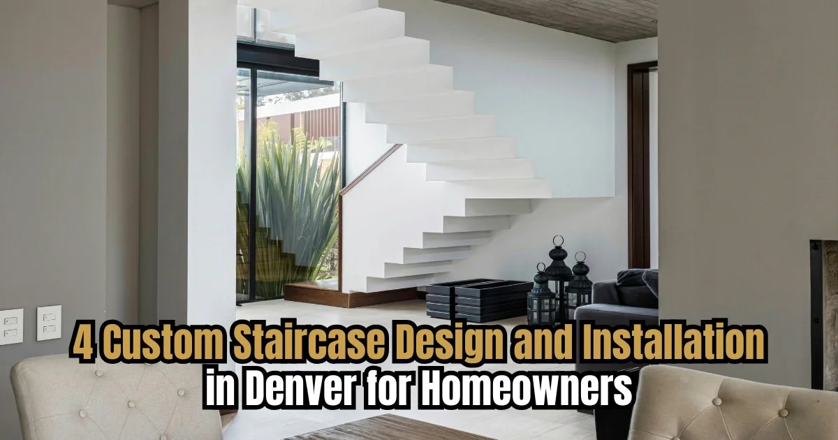 4 Custom Staircase Design and Installation in Denver for Homeowners