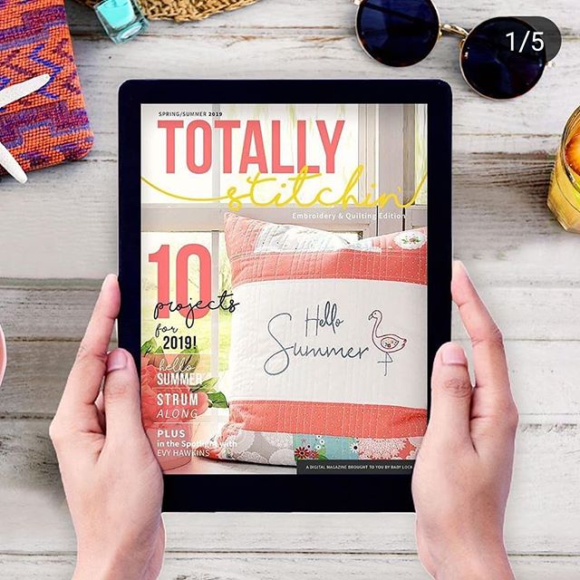 Check out my new Travel Accessory projects in the latest edition of Totally Stitchin.

#dandelionrosedesign 
#babylockusa 
#babylocksewing 
#travel 
#travelaccessories 
#sewing 
#diy