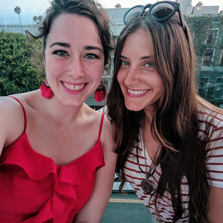 with @TwoOfWands in my bday dress!
