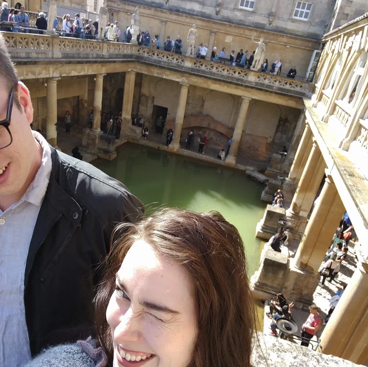 It was really sunny!