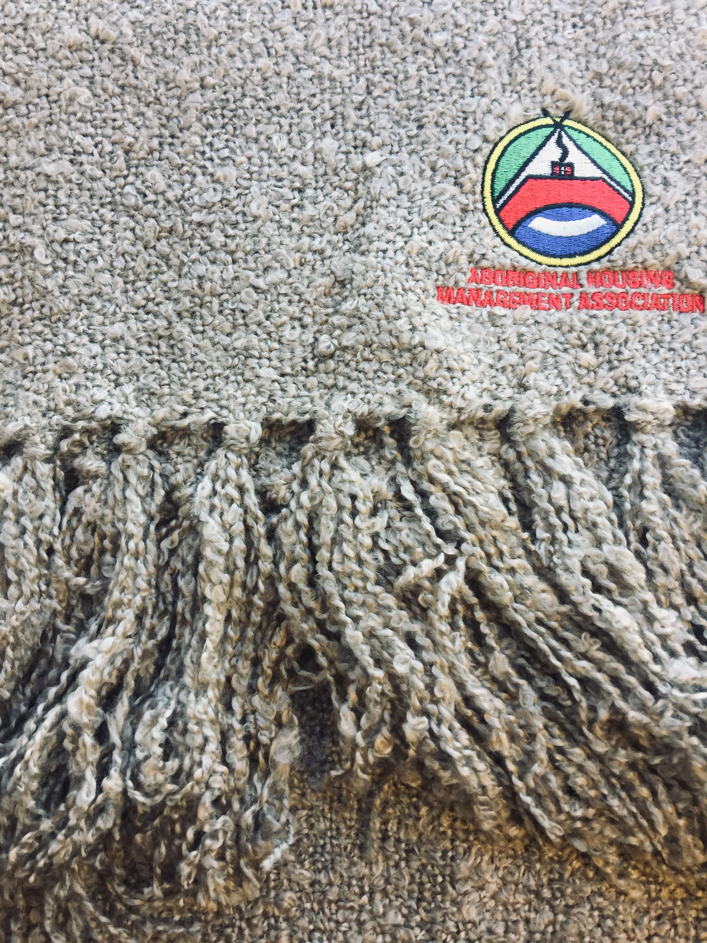 AHMA Embroidered Blanket