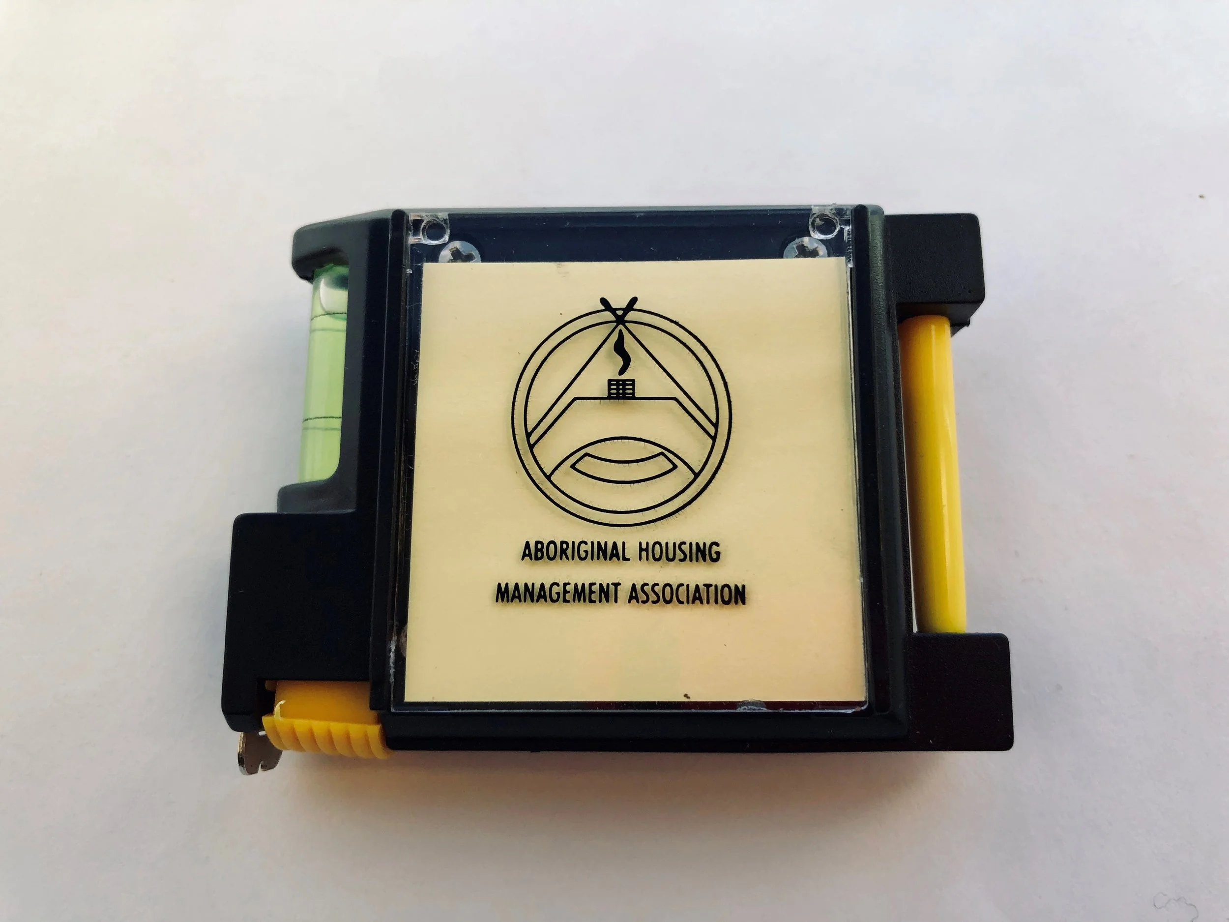 AHMA branded tape measure/multi use tool