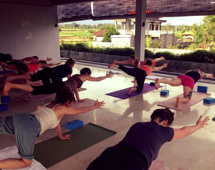  Morning yoga in Bali, 2015