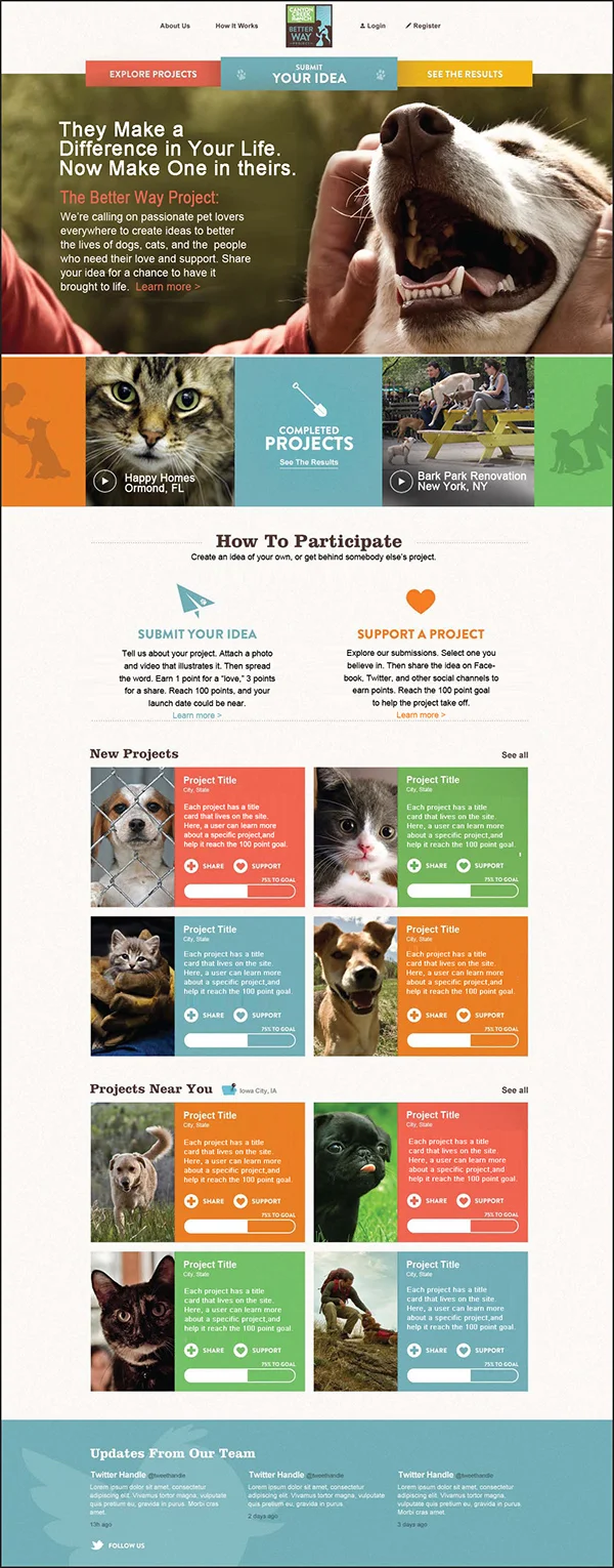    HOME PAGE:&nbsp; The Better Way project will be explained, as well as how people can participate.      