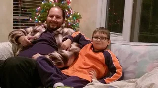 Deborah's son, James, and her grandson, Sean Michael.