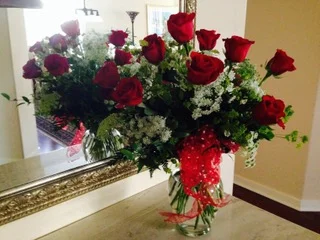 Birthday roses...
