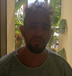 How Joey looks now and during his last stay in the hospital just prior to being arrested.