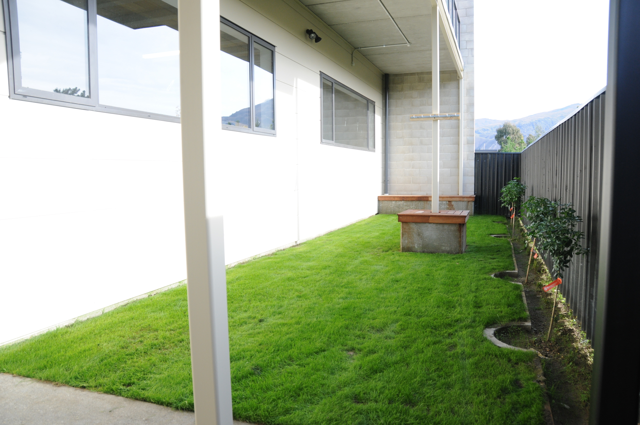 Private and enclosed BBQ area at the rear of the property