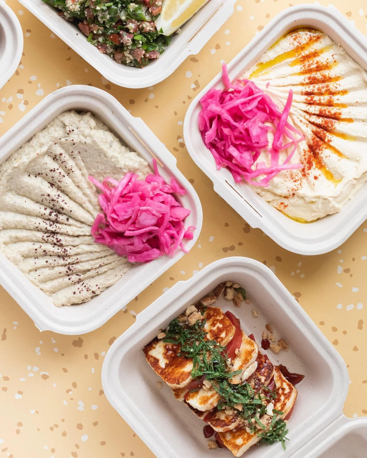 GET IT TO GO! Curl up on the couch with some old faithfuls like our hummus, baba ghanooj, and halloumi. Pick up from us, or we can deliver directly to you if you order from Nuba.ca.