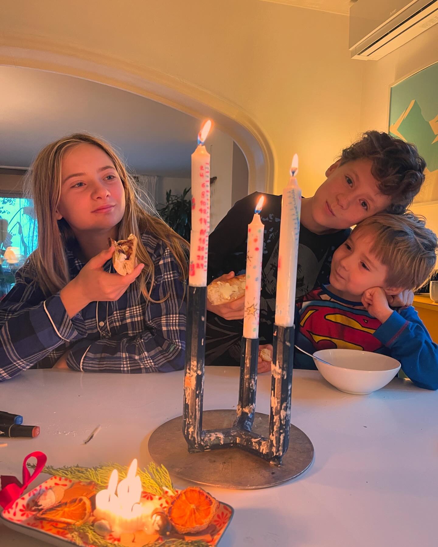 Happy start of advent yule season🕯️🌿🍊

Countdown is on 🎉

Elf has come to visit, homemade advent candles, and of course chocolate calendars too- all about balance. 

On this new moon, on December 1st we set our family intentions for the Yule seas