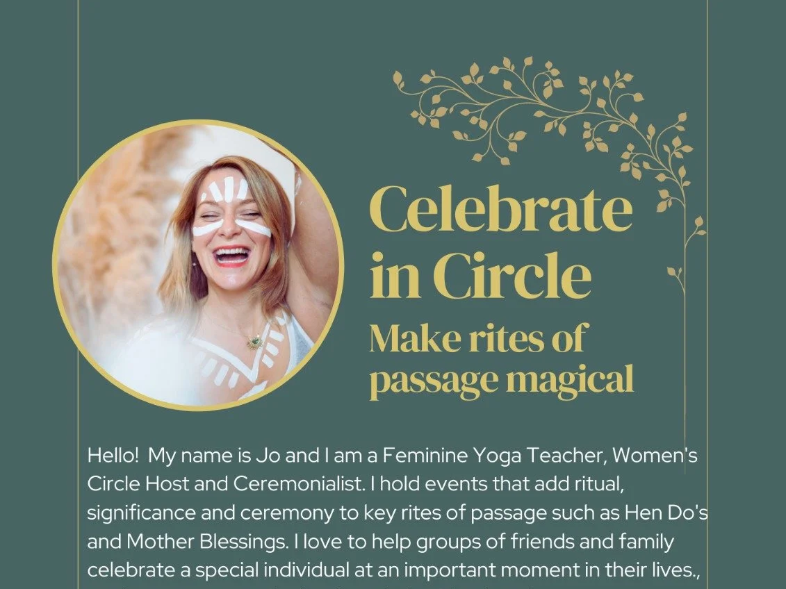 PERSONAL CEREMONIES: To honour a transition or create a special memory