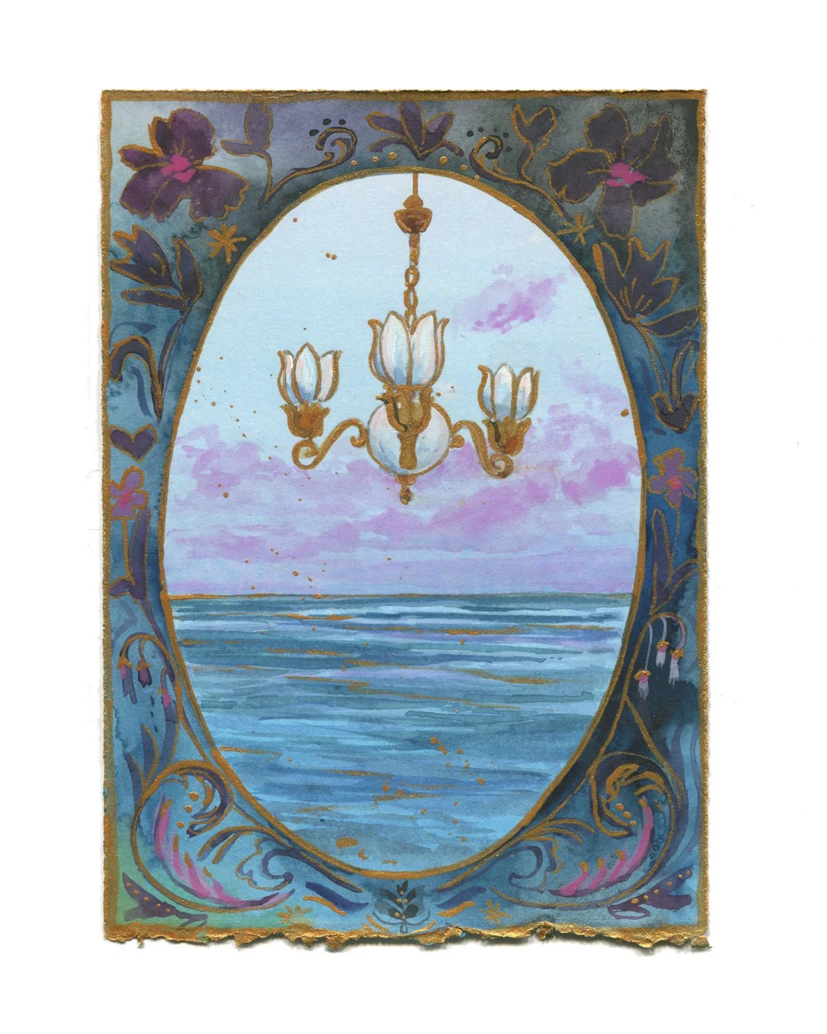 Cerulean Salt ~ 5x7