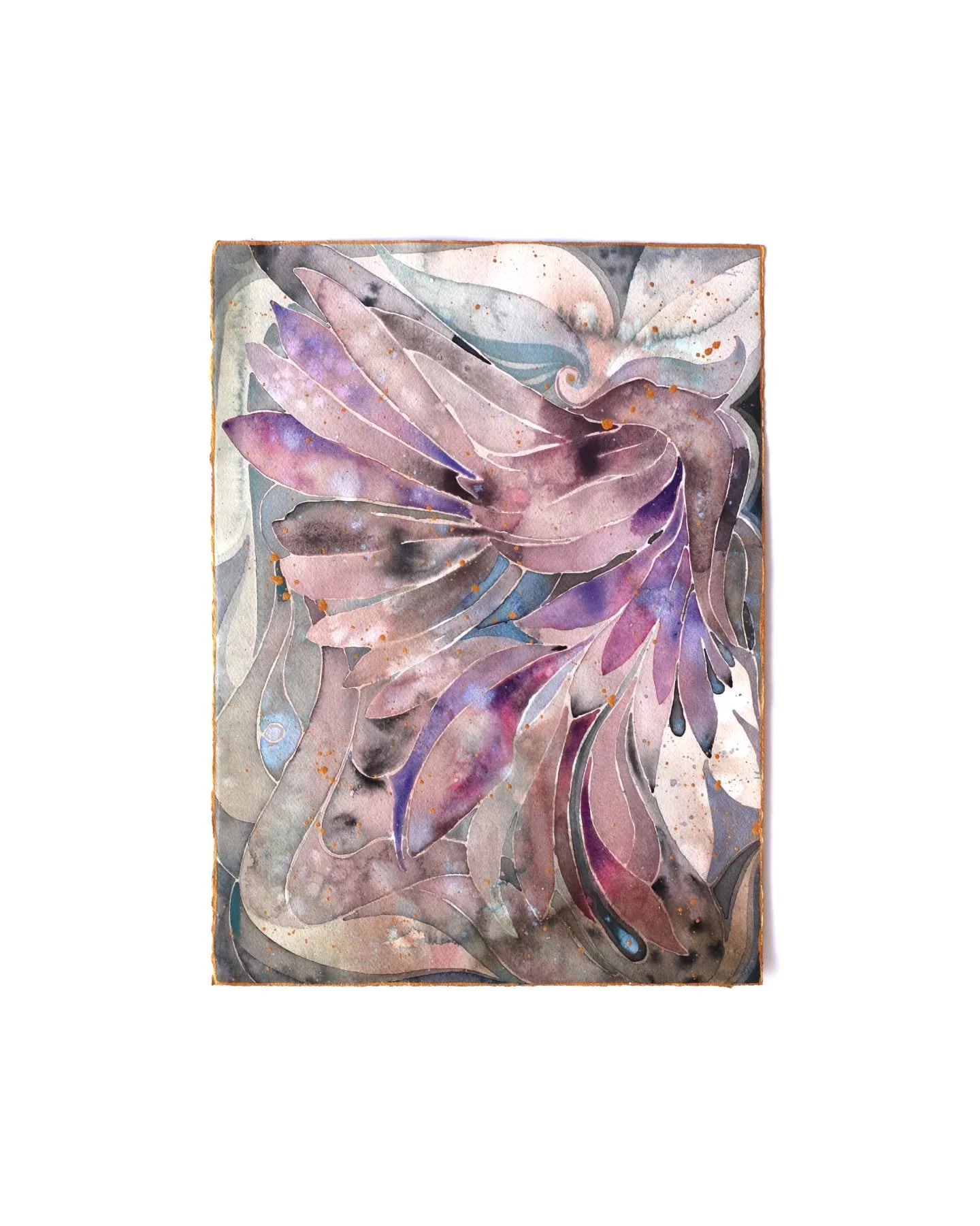 🪶April 1🪶
11x15 inches,  watercolor &amp; ink on paper
2026