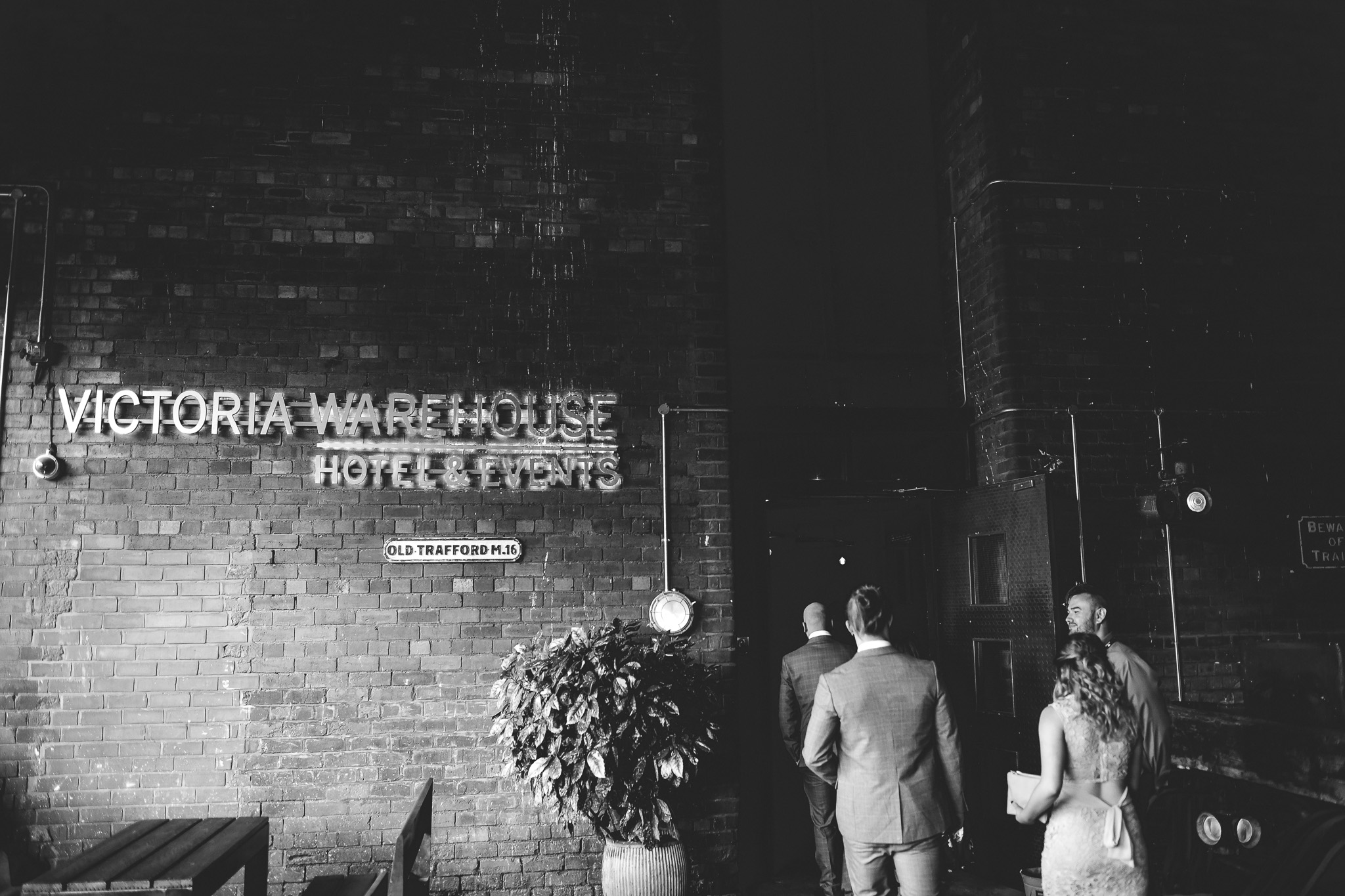 Guests arriving at Victoria Warehouse