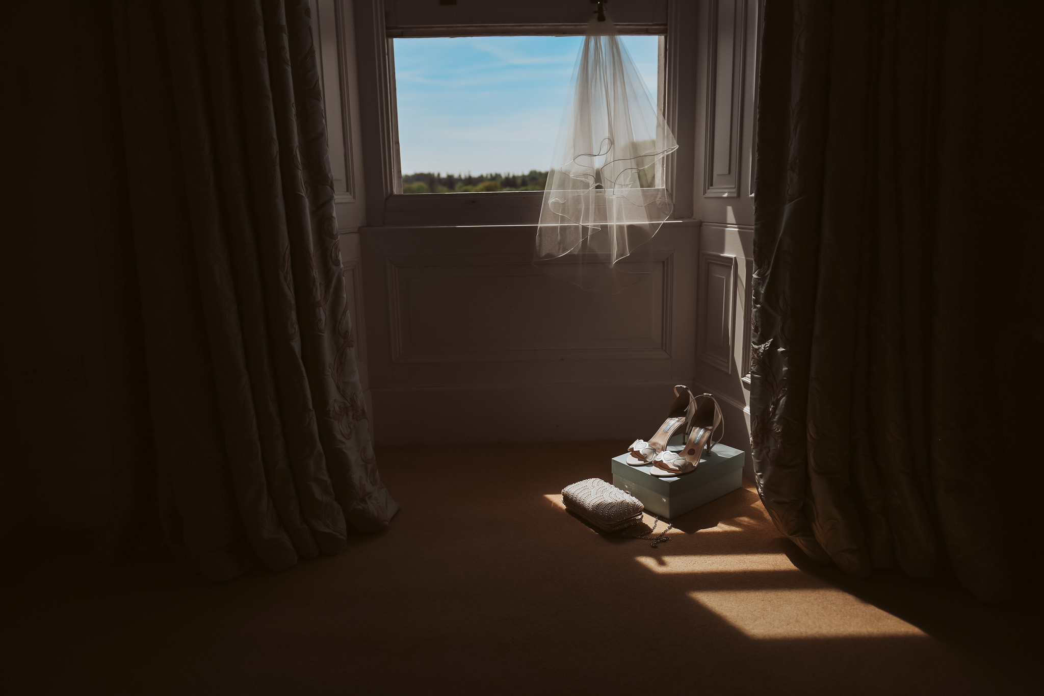 Shoes in natural window light