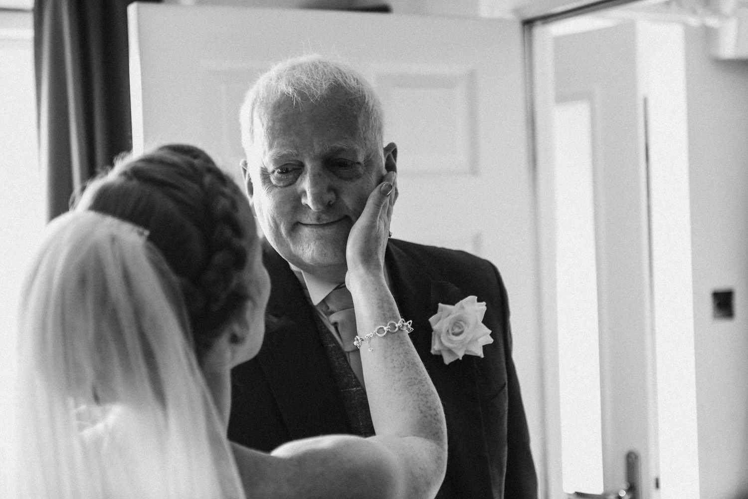 Father of the bride getting emotional