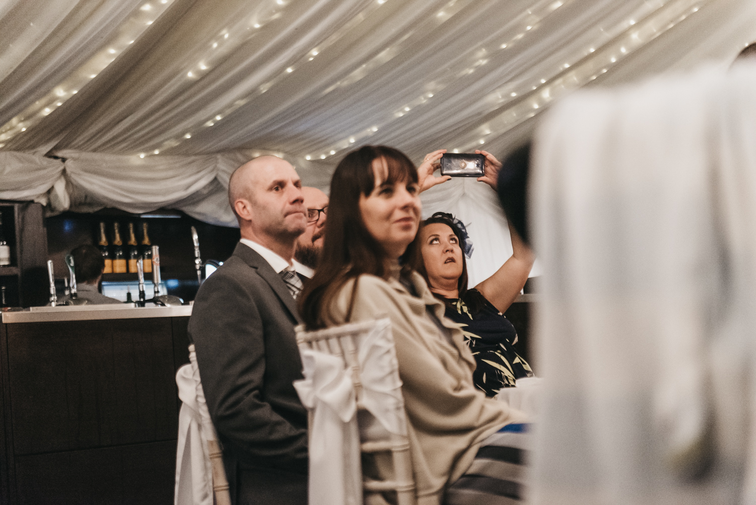 Guests taking photos