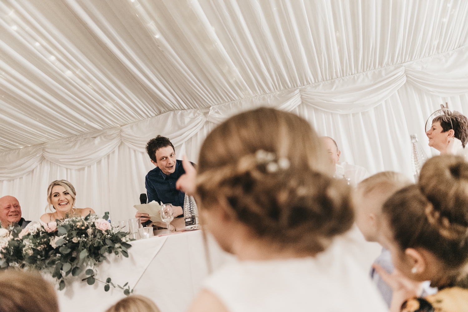Emotional groom