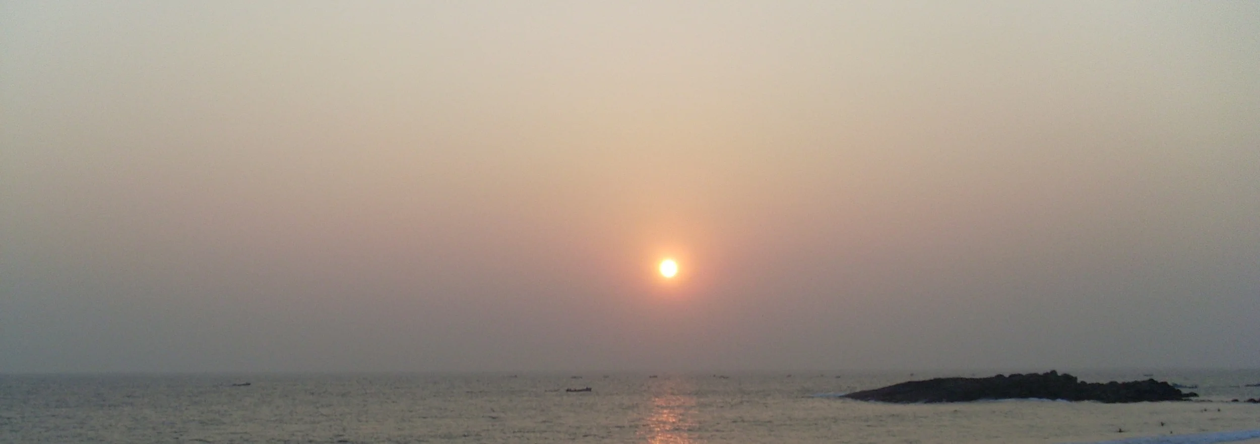 Sunset over Lighthouse beach