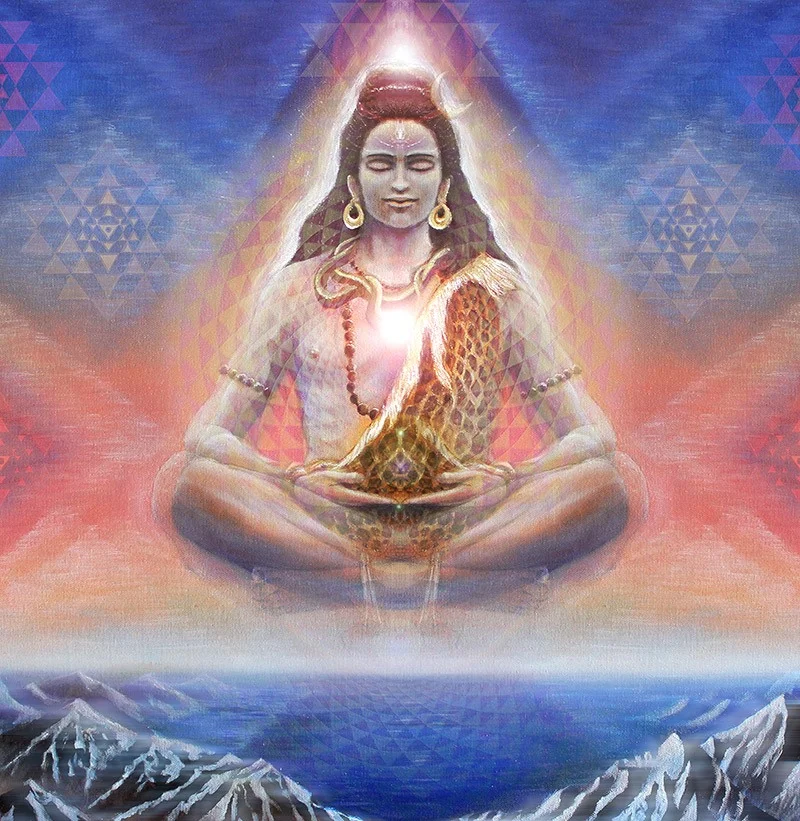 Shiva - painted by Basia Bird