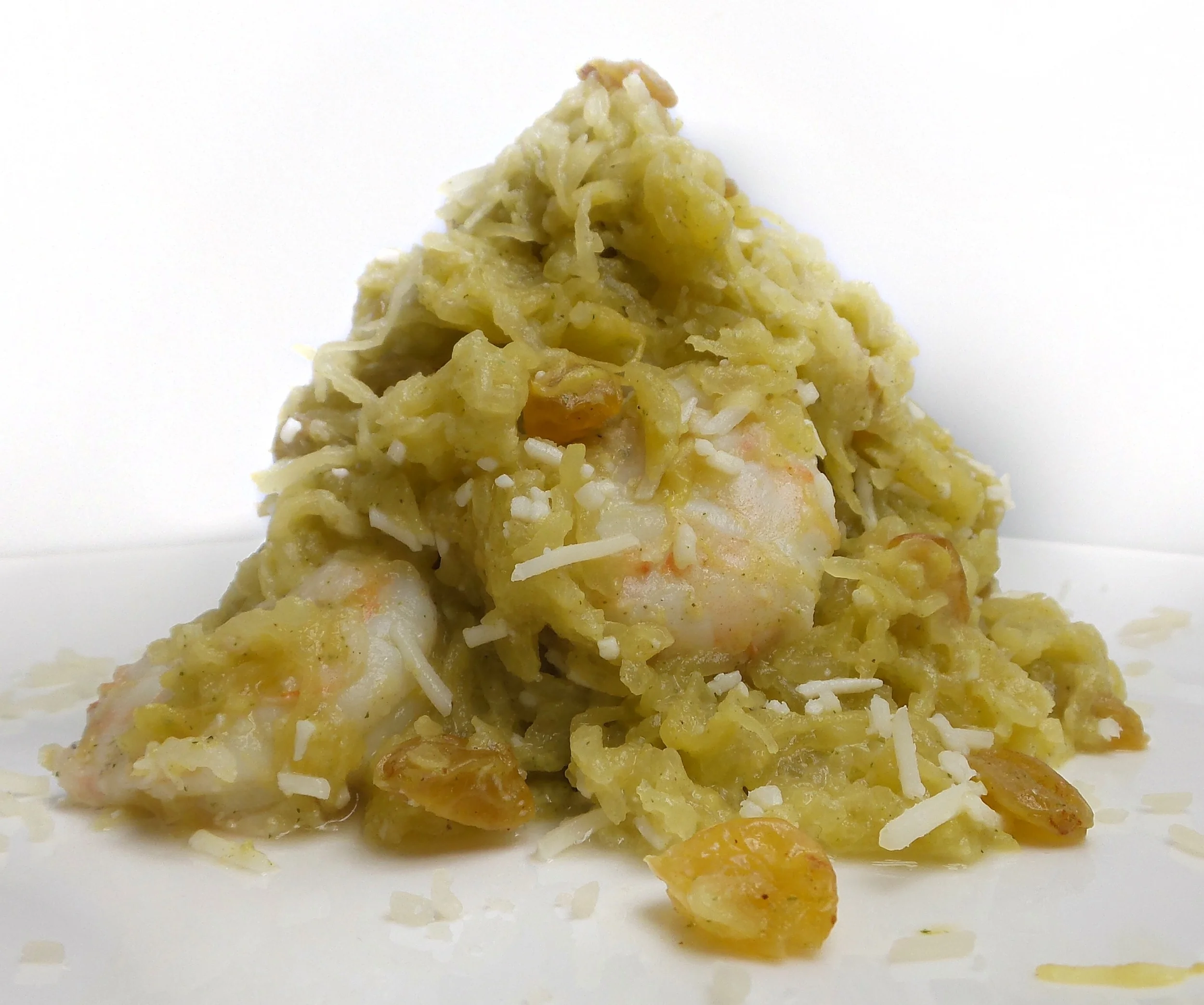 Spaghetti Squash + Basil Mint Pesto