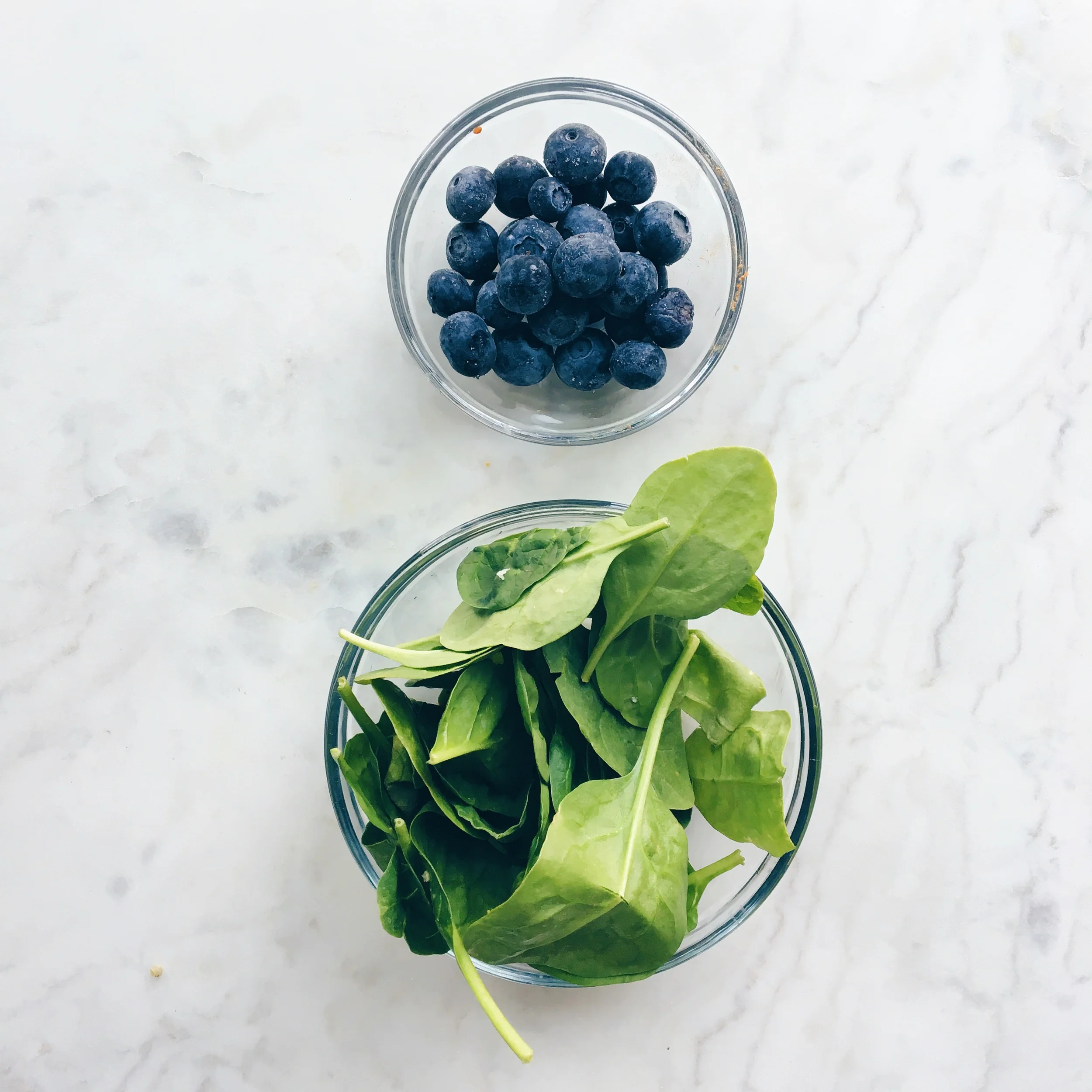 BODY BEAUTY: spinach + blueberries