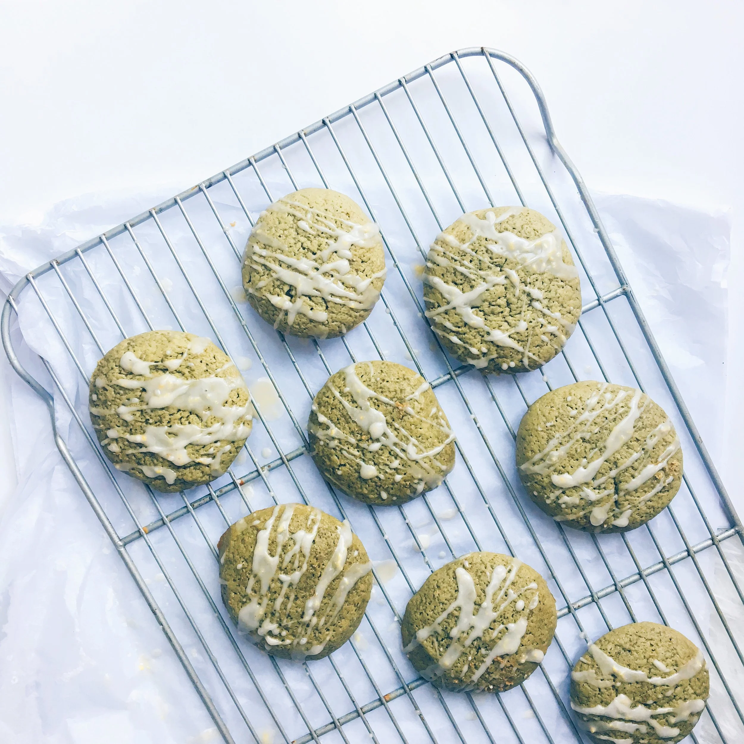 LEMON-MATCHA COOKIES