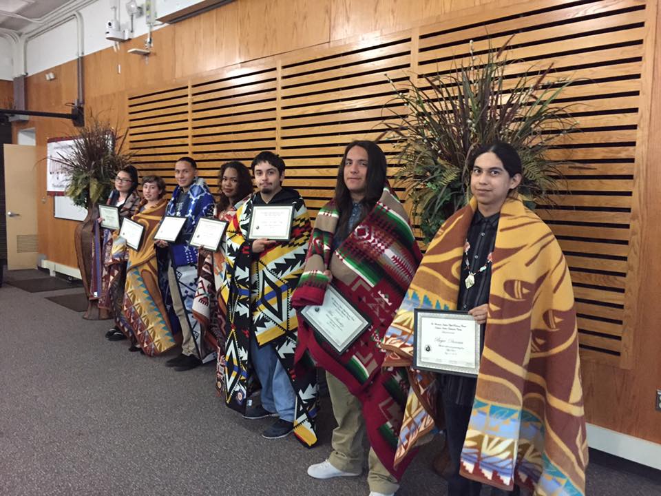 Thank you to our community who came out in support of our American Indian graduates for 2016. Thank you to Donny Adolph and Chris La Marr for their motivational and moving speeches. Thank you to the family members who attended to show their love and support to the graduates. Sincere gratitude to Gathering Tribes, SideBar, Oaktown Spice Shop, Knimble, Bills Trading Post, Urban Native Era, Yeem Tax Services, Sandra La Framboise, Sherry Wilson, Solis & Natalie Aguilera, Virginia Elizando, Mike Pfeffer, Grand Lake Theatre, Star Pizza , Two Rivers Circle and all our raffle ticket buyers for your generosity.