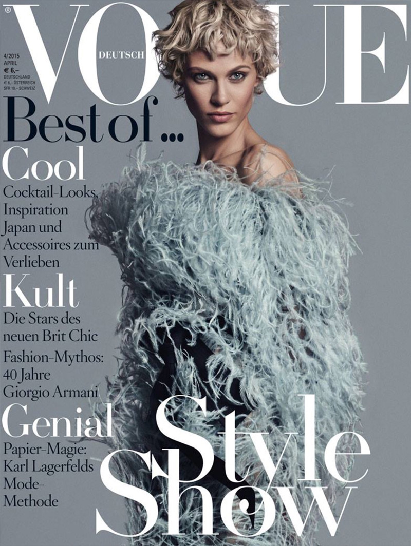   Turner &amp; Tatler jewelry was featured in the April 2015 issue of Vogue Germany.  